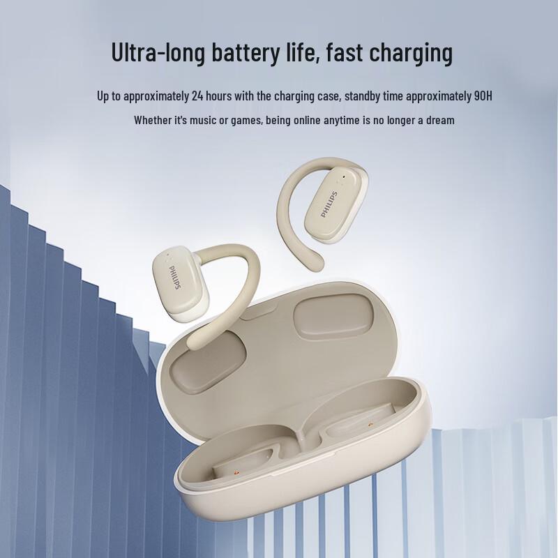 Philips TAT3708 Open-Ear Bone Conduction Sports Headphones