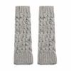 Arm Warmers Fingerless Gloves Thick Warm Fingerless  Mittens Women Girls Long Knitted Gloves