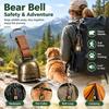 Quick Release Loud Bear Bells Loud Sound Pet Collar Bells Portable Collar Bells  Tracking