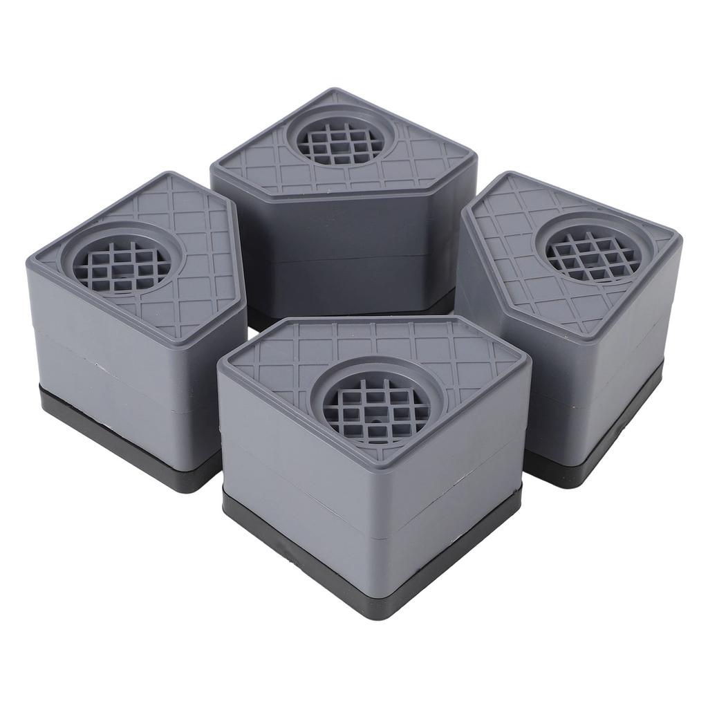 Height Increase Pad Refrigerator Foot Pad Household Appliance 9*9*11.5cm Height Lift Durability Assurance Easy Installation