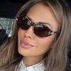 New Personalized Cat-eye Sunglasses Metal UV400 Protection Stage Performances Eyeglasses  Walk The Show Unisex Shades