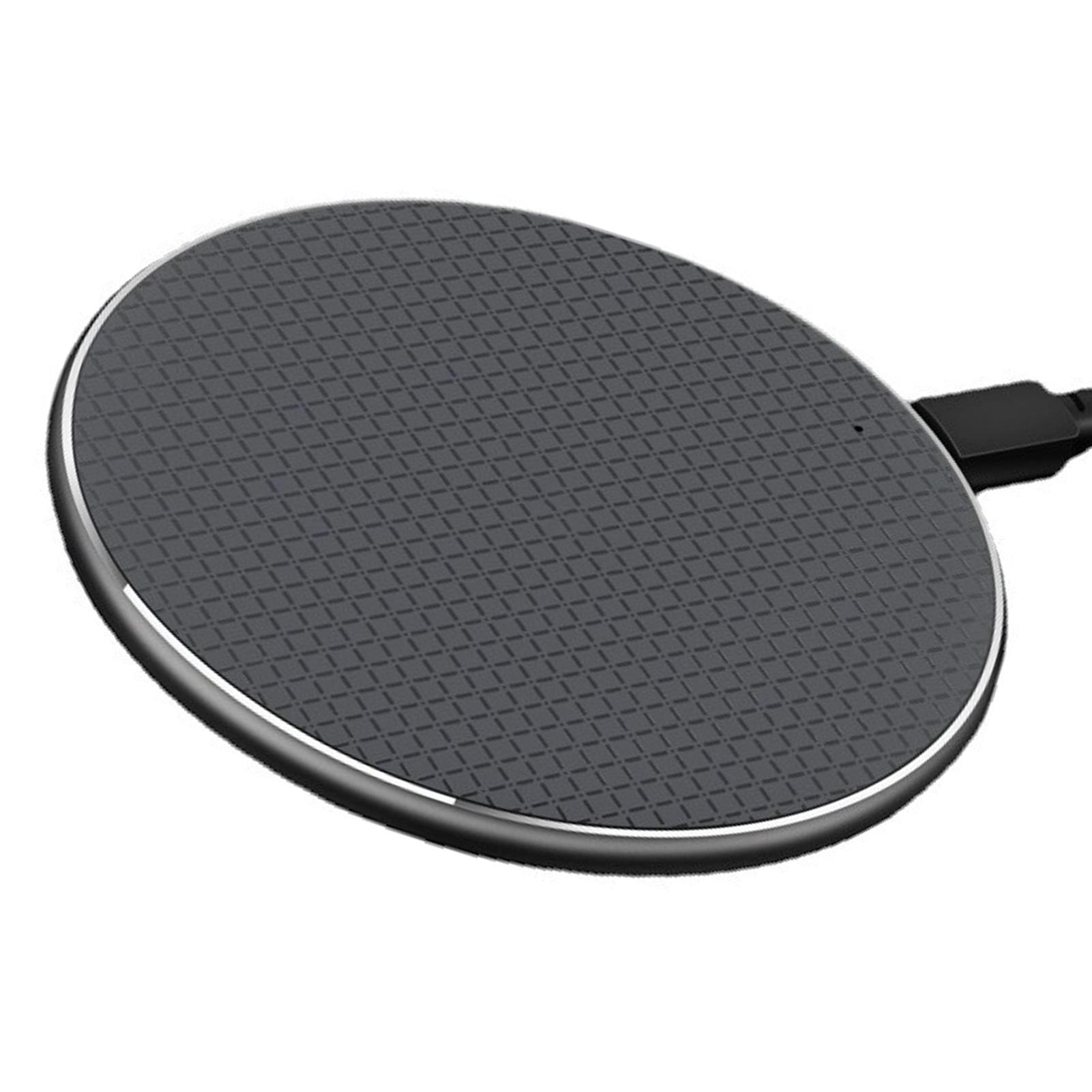 

Wireless Phone Charger Black 15W Fast Charge Aluminum Alloy Multi Protection Wireless Charging