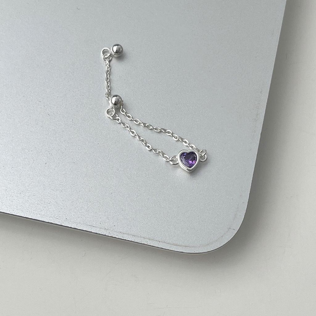 Colorful Stone Pull Chain Ring - Women's Fashionable, Trendy Statement Piece