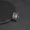 Adjustable Vintage Lace Fringe Ring Women Men Boho Ethnic Style Statement Jewelry