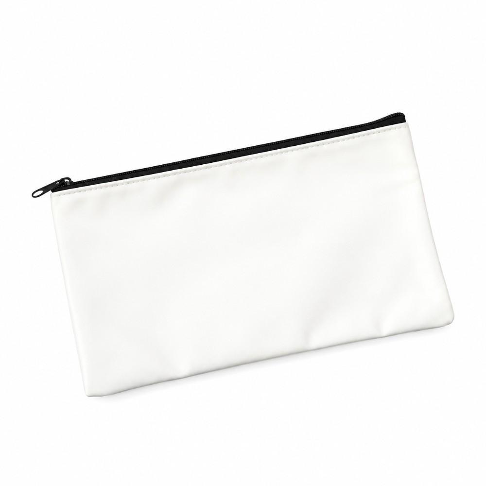 Waterproof Pencil Pouch Faux Leather Bank Deposit Bag Practical Money Cash Case  Office Storage