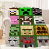 Game M-Mine-Cute C-craft Funny Fashion Blanket Plush Nap Sofa Rug for Living Room Office Bedroom Birthday Home Travel Kid Gifts