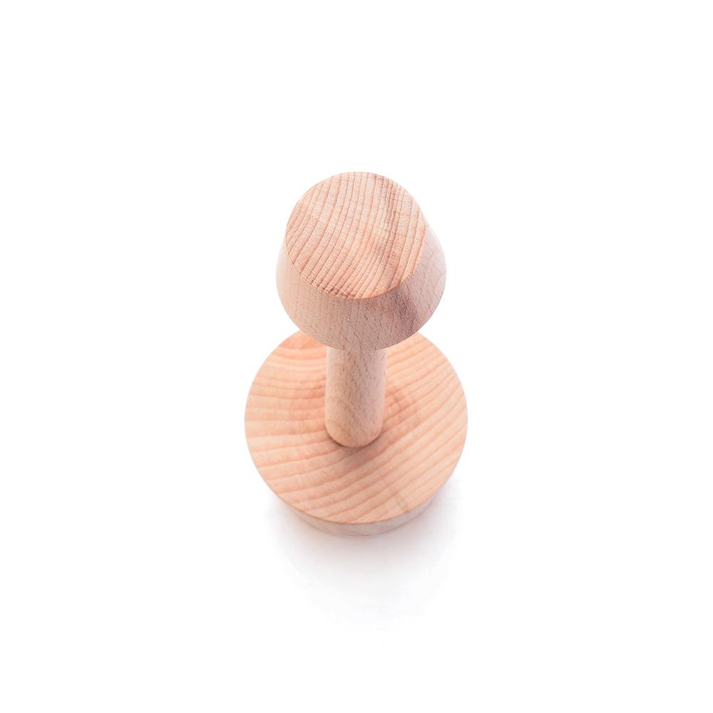 Kitchen Baking Supplies Eggtart Mold Pastry Pusher Wooden Egg Tart Tamper Cake Tools