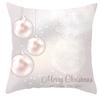 New Pink and Gold Christmas Peach Leather Velvet Pillowcase Festive Home Decoration Pillow Cushion Cover