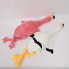 Stuffed Animal Flamingo Plush Toy Soft Cuddly Flamingo Plush with Cute Wings Adorable Zoo Animal Plushie Gift for Kid Pink/White