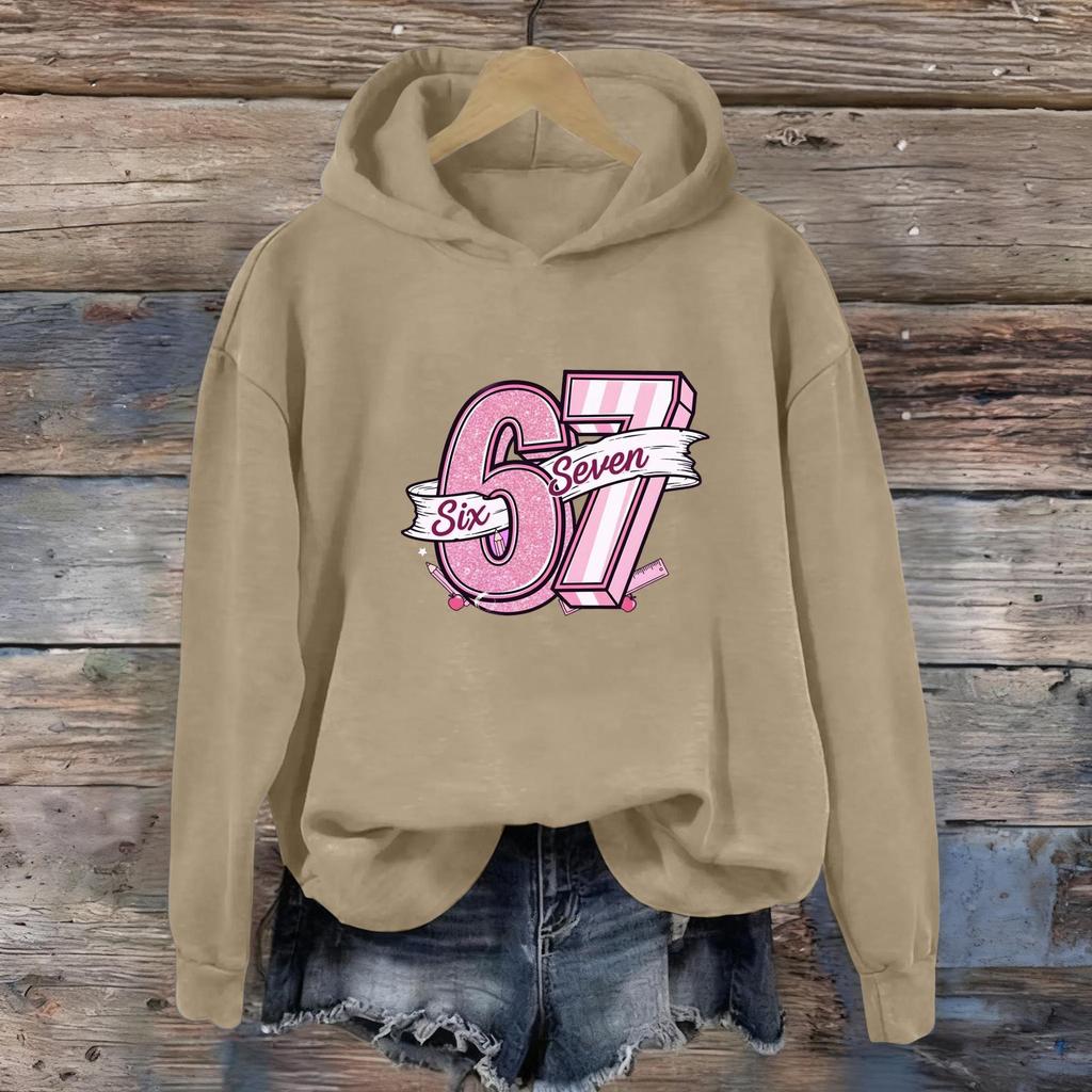 Women's Fashion Daily Versatile Casual Sweatshirts Long Sleeve Hooded Top Sweatshirts