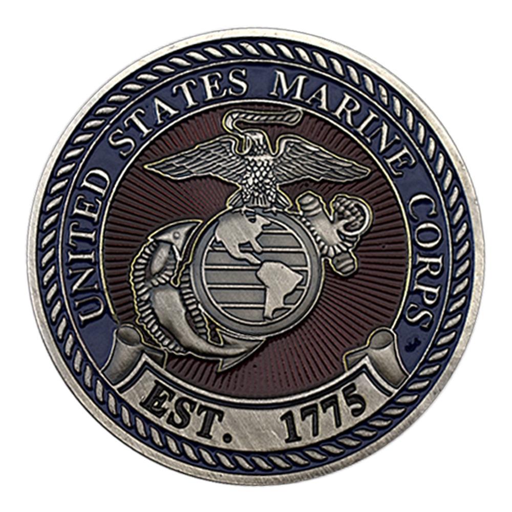 US Marine Corps EST.1775 Challenge Coin Gedenkmünze Metallmedaille Sammlung Geschenk