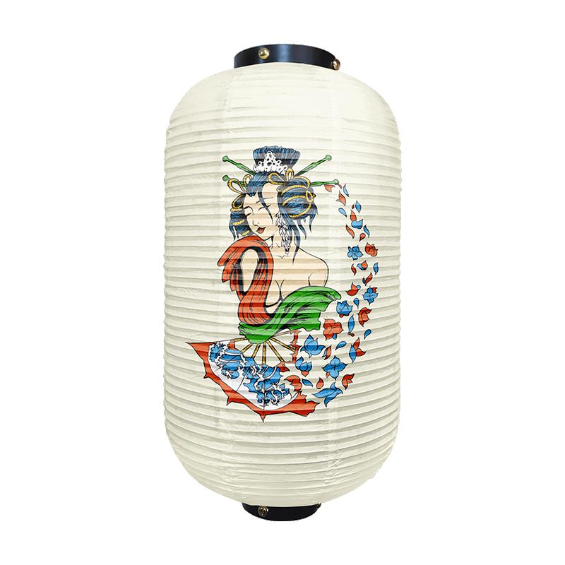 Japanese Traditional Geisha Pattern Lantern Beautiful Ukiyo-e Style Paper Cuisine Izakaya Restaurant Home Holiday Party Decor