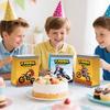 110pcs Motocross Birthday Party Favors Set - Dirtbike Birthday Goodie Bag Slap Bracelets Stampers Stickers Etc Motorcycle Party Favors