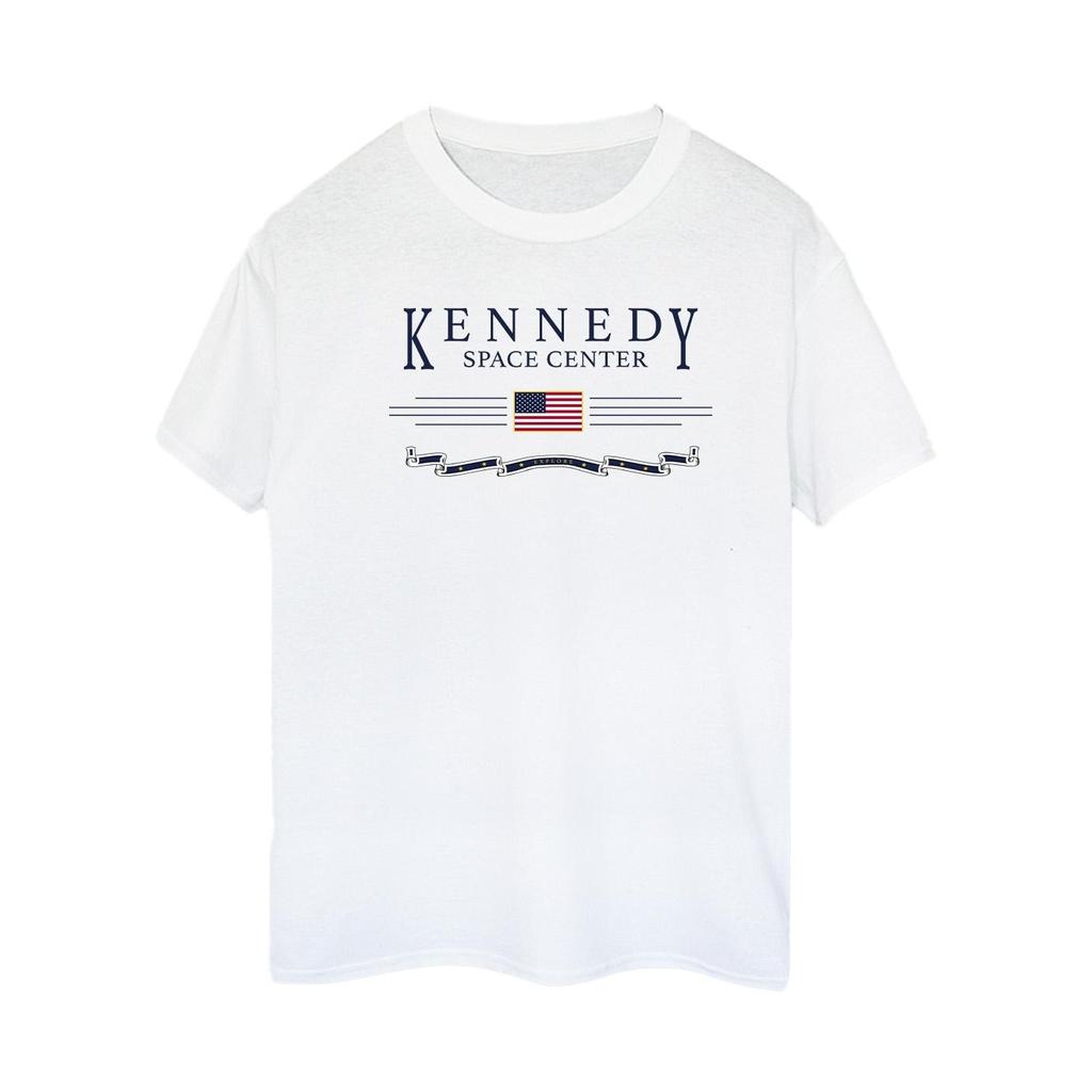 NASA Womens/Ladies Kennedy Space Centre Explore Cotton Boyfriend T-Shirt