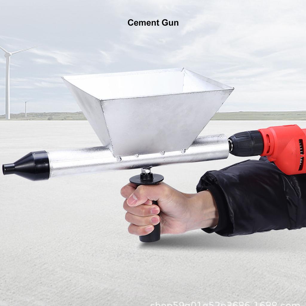 Elektrische Mörtelspritze Elektrische Mörtelspritze Automatische Zement-Dichtstoffpistole Dichtstoff-Sprühgerät mit Düse Fugenpistole