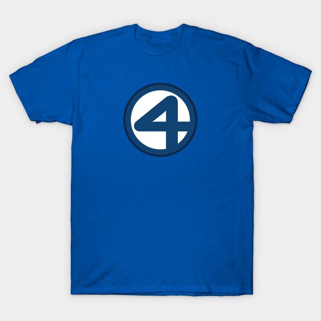 

Men Black Print T-shirt Fantastic Four Logo No-Cut Transfer Paper Print Cotton Tshirt 4XL королівський синій колір