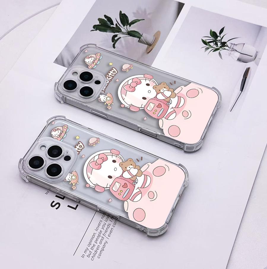 

KT Cat Apple iPhone Case (iPhone 15/14/13/12/11 Pro) - Cute, Drop-proof, Hot Selling. iPhone 15
