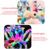 1Pc  Plush Glow Glow Ball Rabbit Hair Band Party Plush Glow Headwear