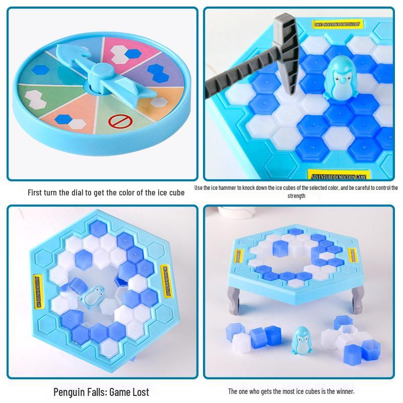 Save the Penguins Icebreaker Game: Educational Toy for Kids' Thinking Skills and Focus Development