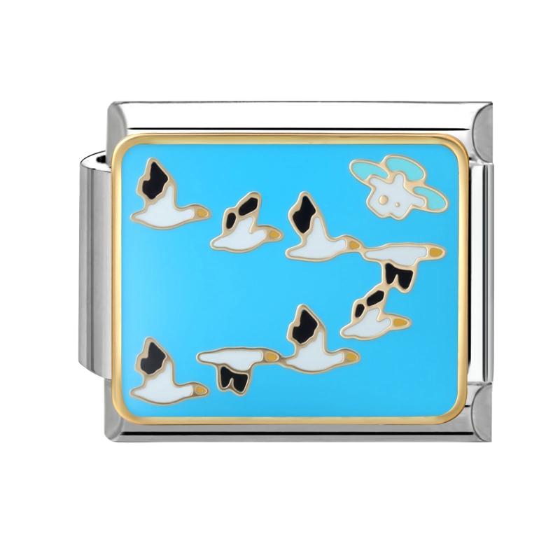 New Design Lovely Animal Series Love Planet Italian Charm Link Fit 9MM Bracelet Stainless Steel Women Men DIY Making Gift