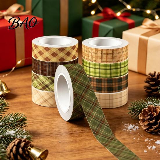 Planer-Sticker 12 Stück Verschiedene Muster Washi Masking Tapes, Dekoratives Japanisches Papierband, 15 mm Bastelband Breit zum Verpacken für Scrapbooking-Tagebücher