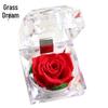 Preserved Crystal Rose Acrylic Flower Gift Box for Valentine's Day Confession
