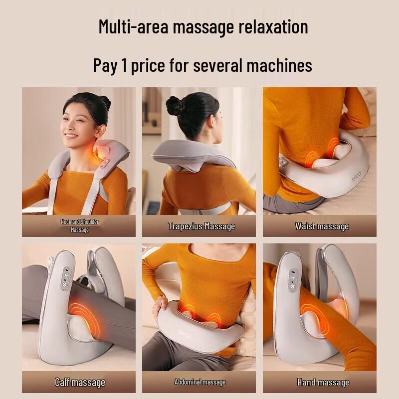 SKG H3 Series Luxury Neck & Shoulder Massager CN Plug (adapter Included)