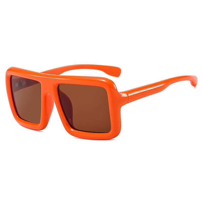 2024 Retro Oversized Square Sunglasses – Trendy Internet Celebrity Street Style for Women