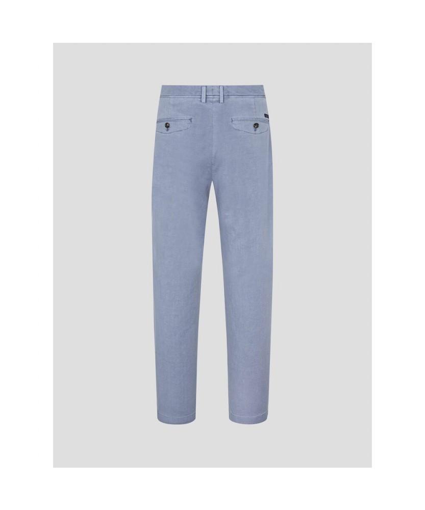 Binpolmen Garment Dyed Regular Pants Blue (Bc5221C12P)