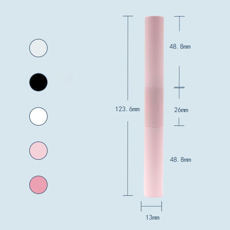 1Pcs Empty Mascara Tube Double Head Diy Eyeliner Tube Dual-Purpose Eyelash Tube Growth Liquid Bottle Cosmetic Container