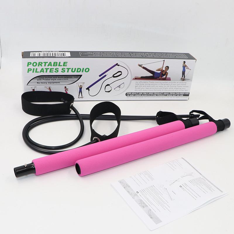 Multifunctional Yoga Resistance Bar for Pilates, Chest, and Arm Strength Training