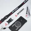 Porte-clés d'identification pour voiture Lanière pour téléphone portable Pour Mitsubishi Outlander Lancer 10 9 ASX RALLIART Eclipse L200