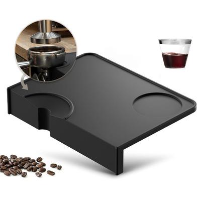 Tamper Mat with Table Edge Protection - Tamping Mat Non-Slip Made of High-Quality Silicone - Barista Accessories with Notch for the Portafilter