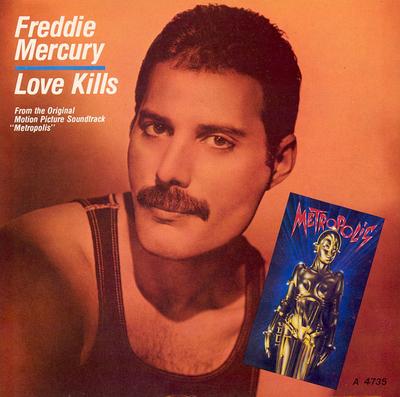 7inch Record FREDDIE MERCURY - Love Kills A4735 CBS 1984 UK Pop Used