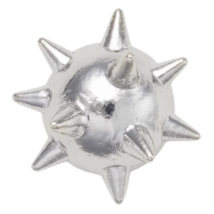 

Crocs Textured Rivet Ball Zinc Alloy Shoe Accessories Unisex Silver F серебряный