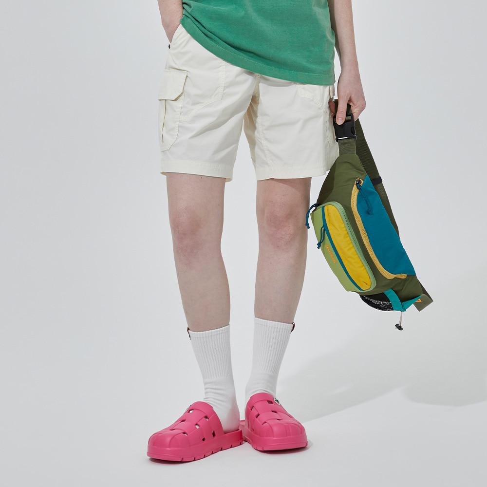 KODAK Color Ivory Cargo Semi-Overfit Length Shorts