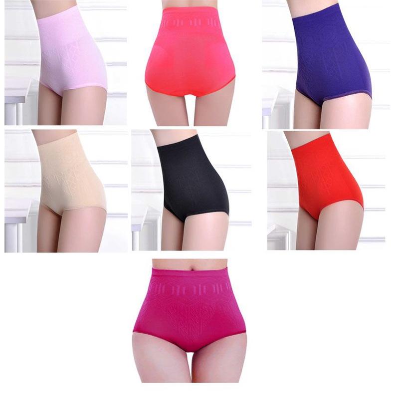Women's Seamless High Elastic High Waist Tummy Control Body Shaper Briefs For A Flawless Silhouette