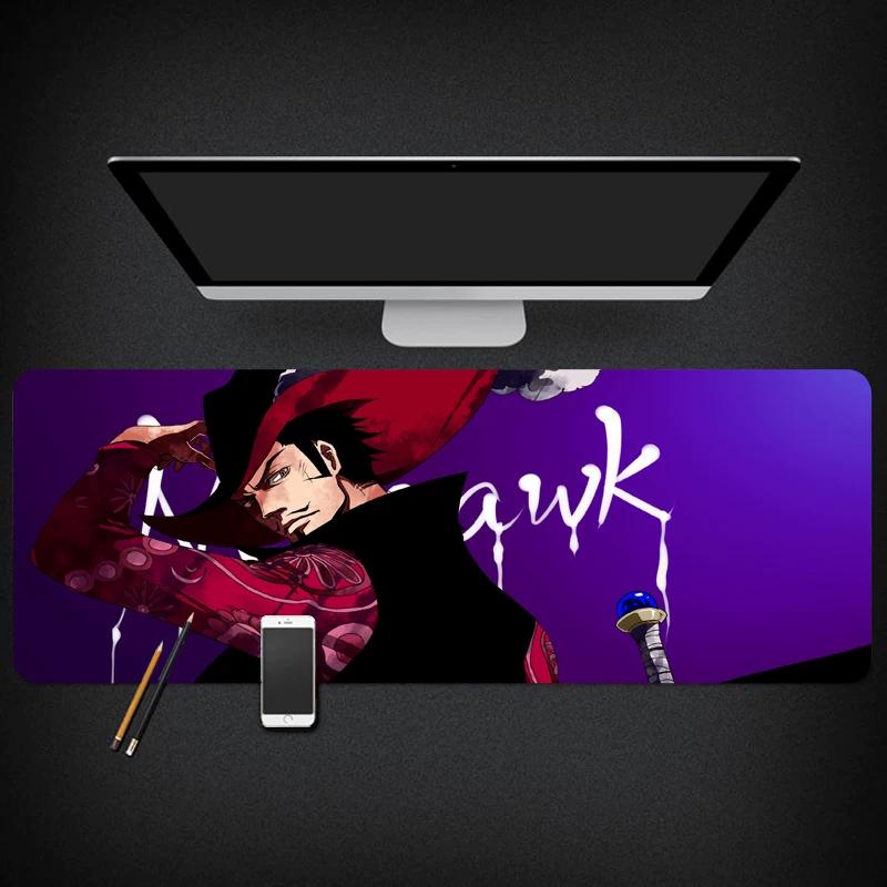 ONE PIECE Animation Peripheral Monkey D. Luffy  Roronoa Zoro Dormitory Second Dimensional Computer Keyboard Table Mat Waterproof Large Cute Mouse Mat