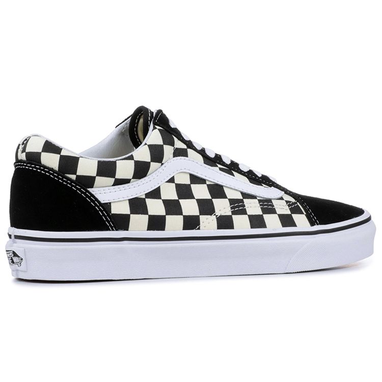 Vans Old Skool Black Checkerboard Unisex Sneakers White VN0A38G1P0S