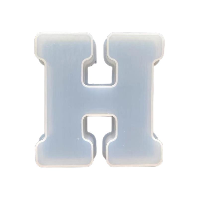 Silicone Alphabet Molds Large 26 Letter Molds Epoxy Resin Molds for DIY Craft Birthday Party Wedding Home Decoration