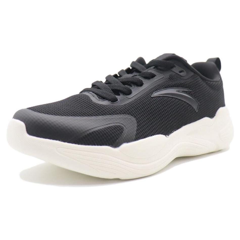 Anta Variety Training Collection Cushioning Breathable Lightweight Low Top Training Shoes Black White 112357713-1