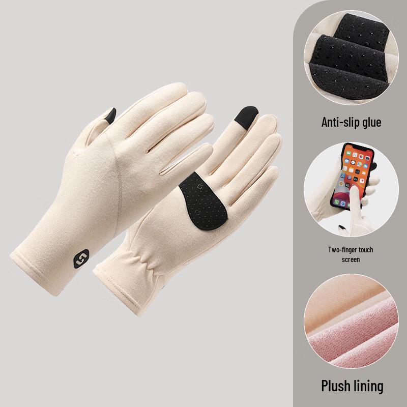 Rindu Women s Autumn/Winter Touchscreen Outdoor Gloves One Size