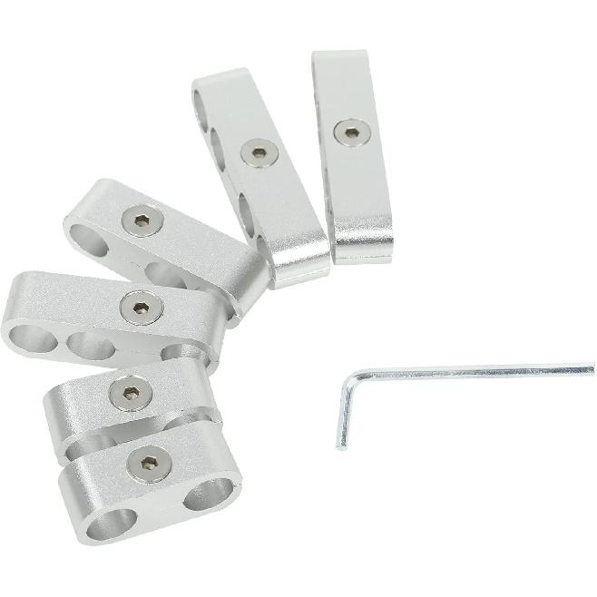 Spark Plug Wire Separators Aluminum Kit, 7mm 8mm 9.5mm Engine Spark Plug Wire