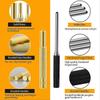 Roll Pin Punch Set, Punch Removing Repair Tools, Including Brass Pin Punches, Steel Pin Punches with Storage Pouch