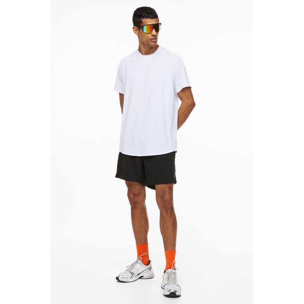 

H M Quick Dry Sports Shorts Black
