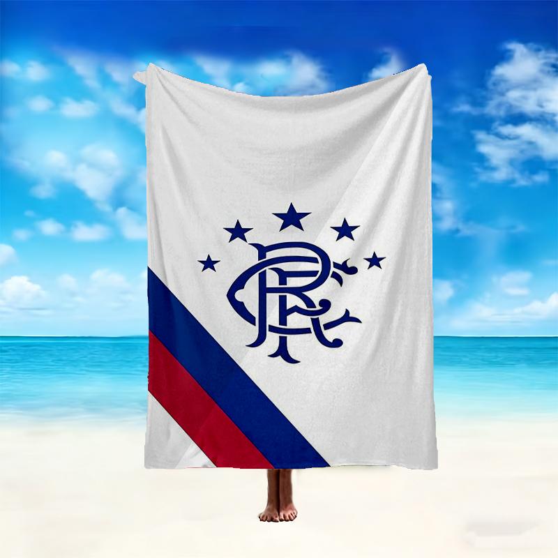 1pc Rangers FC Blanket, Super Cozy Printed Home Blanket, All-Season Warmth