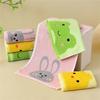 1Pc 25x50cm Cotton Cartoon Animal Frog Chick Rabbit Embroidery Bathroom Children Baby Hand Towel