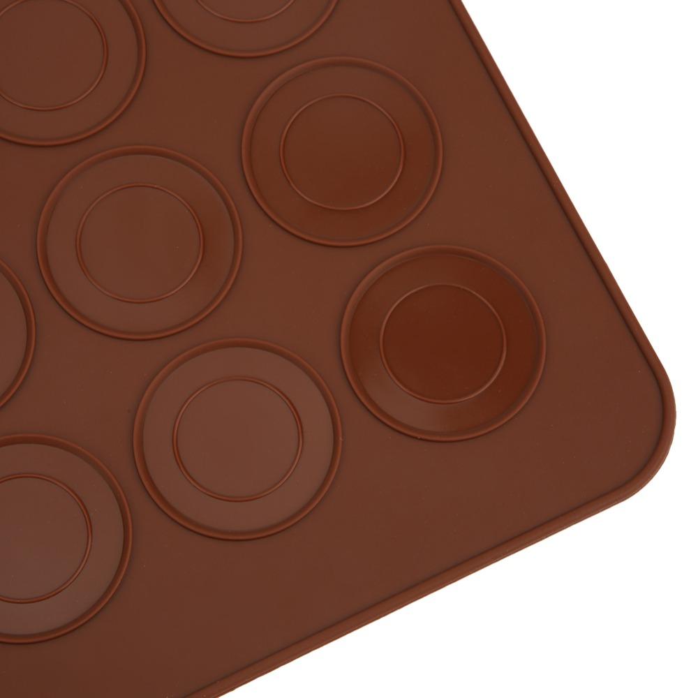 Professional Silicone Sheet Silicone Macaron Mat 48 Holes Food-Grade Macaron Pad Non-Stick Baking Mat Cookies Pastry Making