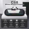 YUNZII C68 Wireless Mechanical Cute Panda Gaming Keyboard with Three RGB for Technical Standards Certification Keyboard, Design, 65% Wireless,