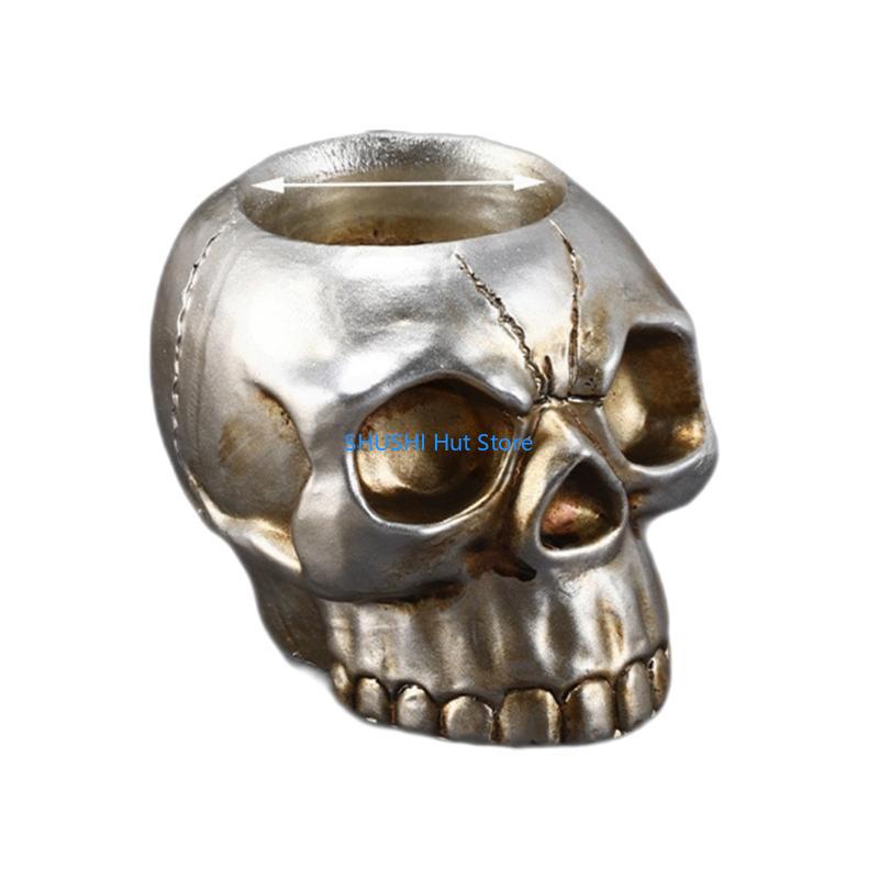 Fun Skull Holder Halloween Theme for Household, Birthday, Party, Wedding Funny Skull Celebration Household D57B